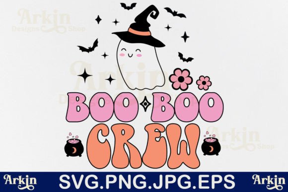 Boo Boo Crew SVG, Retro Halloween Nurse Review