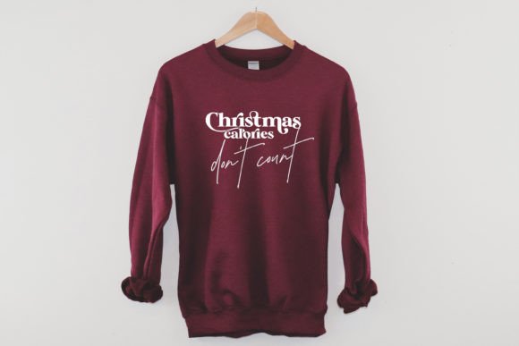 Christmas Calories Don t Count Svg Retro
