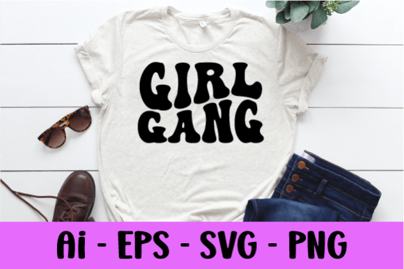 Girl Gang Retro Wavy Svg: A Designer's Review
