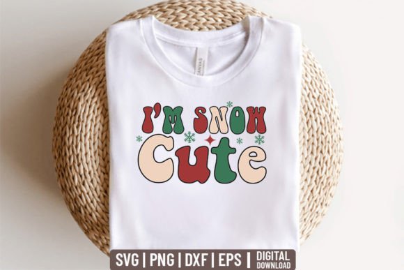 I m Snow Cute - Retro Christmas SVG Review