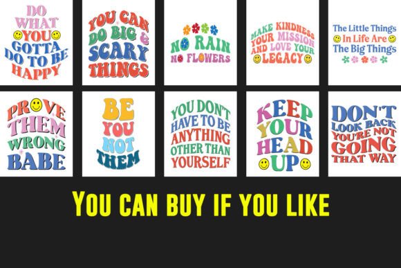 Inspirational Quotes Retro SVG Bundle 1 Review