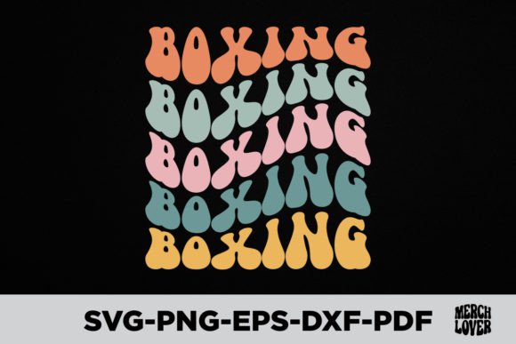 Retro Groovy Boxing T-Shirt Design Review
