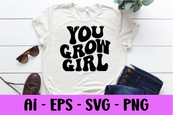 Review: You Grow Girl Retro Wavy Svg for Real Embroidery