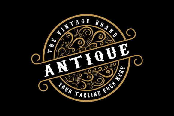 Reviewing Antique Retro Luxury Victorian Logo