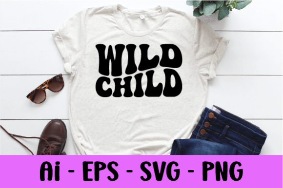 Wild Child Retro Wavy T Shirt Svg Review